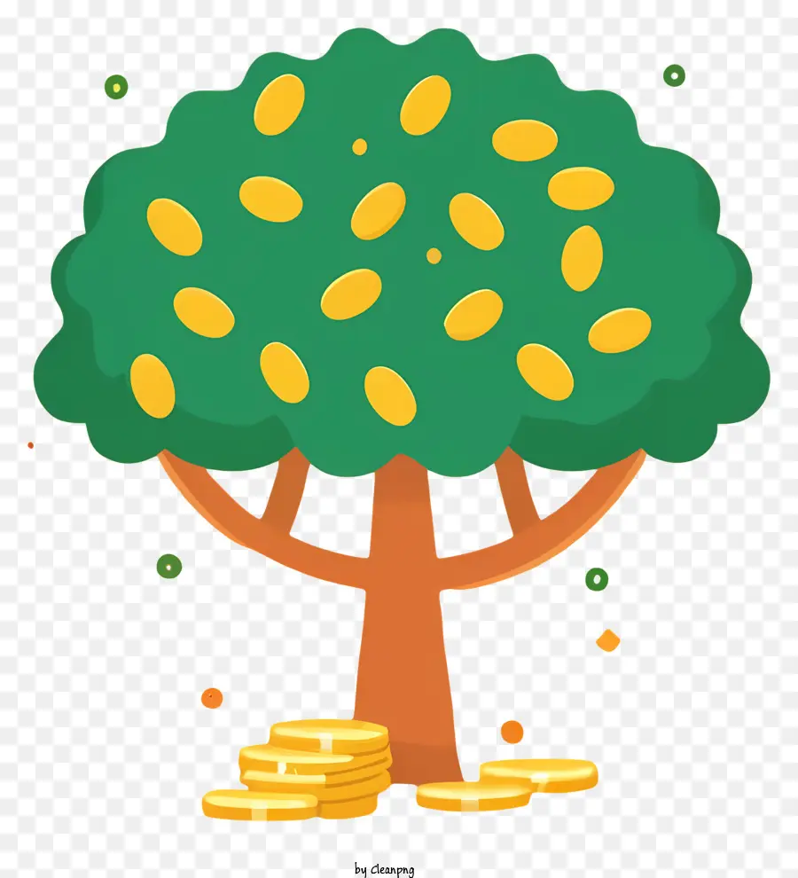 Arbre D'or，Pièce De Monnaie De L'arbre PNG