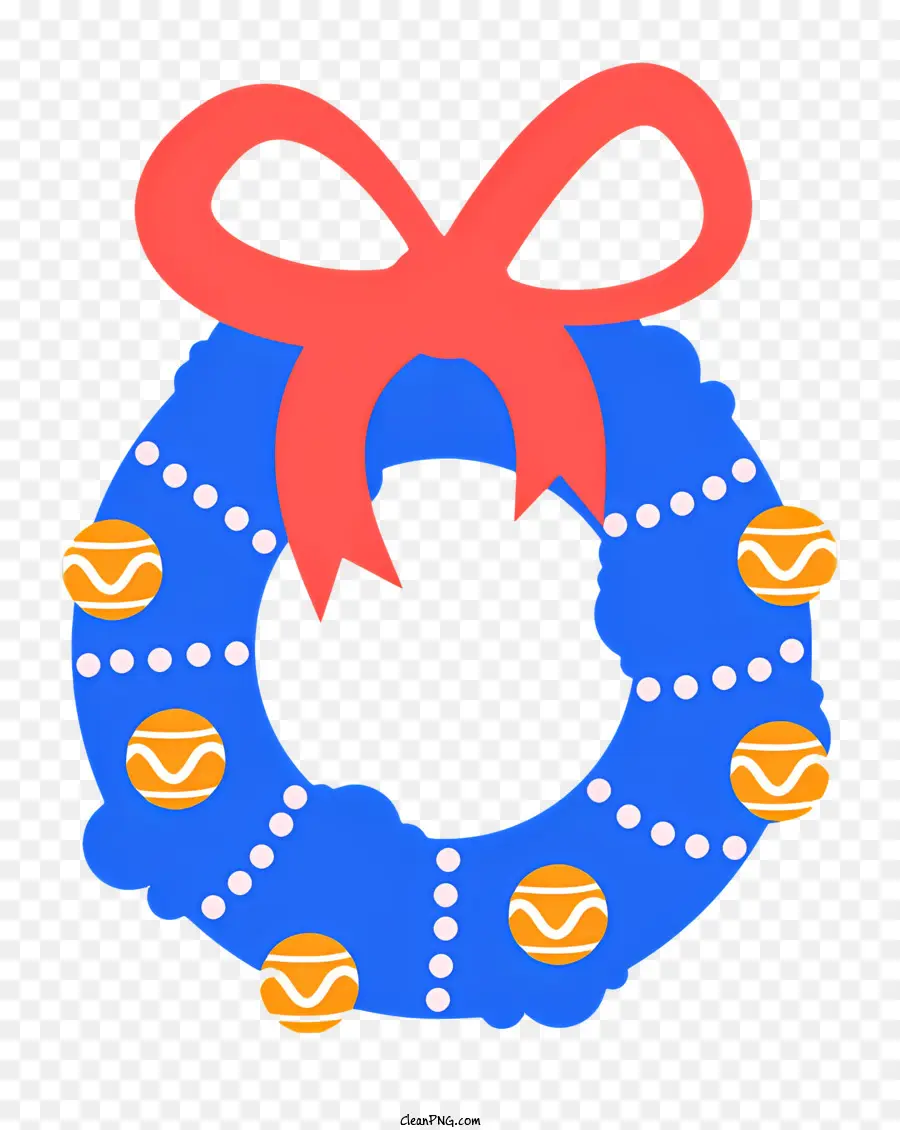 Couronne De Noël，Couronne Bleue PNG