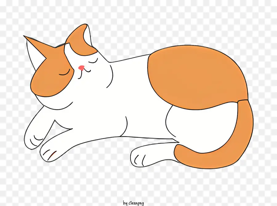 Chat De Dessin Animé，Chat PNG