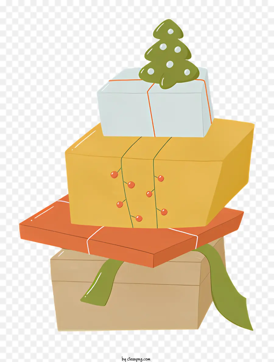 Cadeaux De Noël，Emballage Cadeau PNG