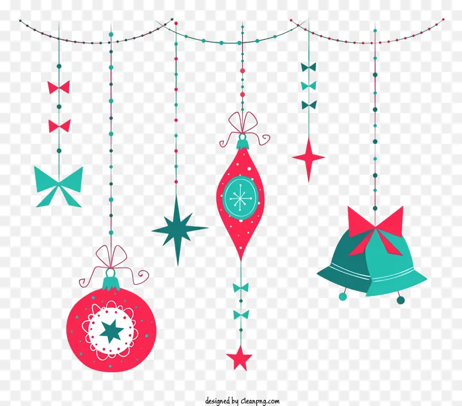 Décorations De Noël，Suspendu PNG