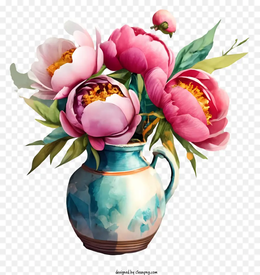 Vase，Fleurs PNG