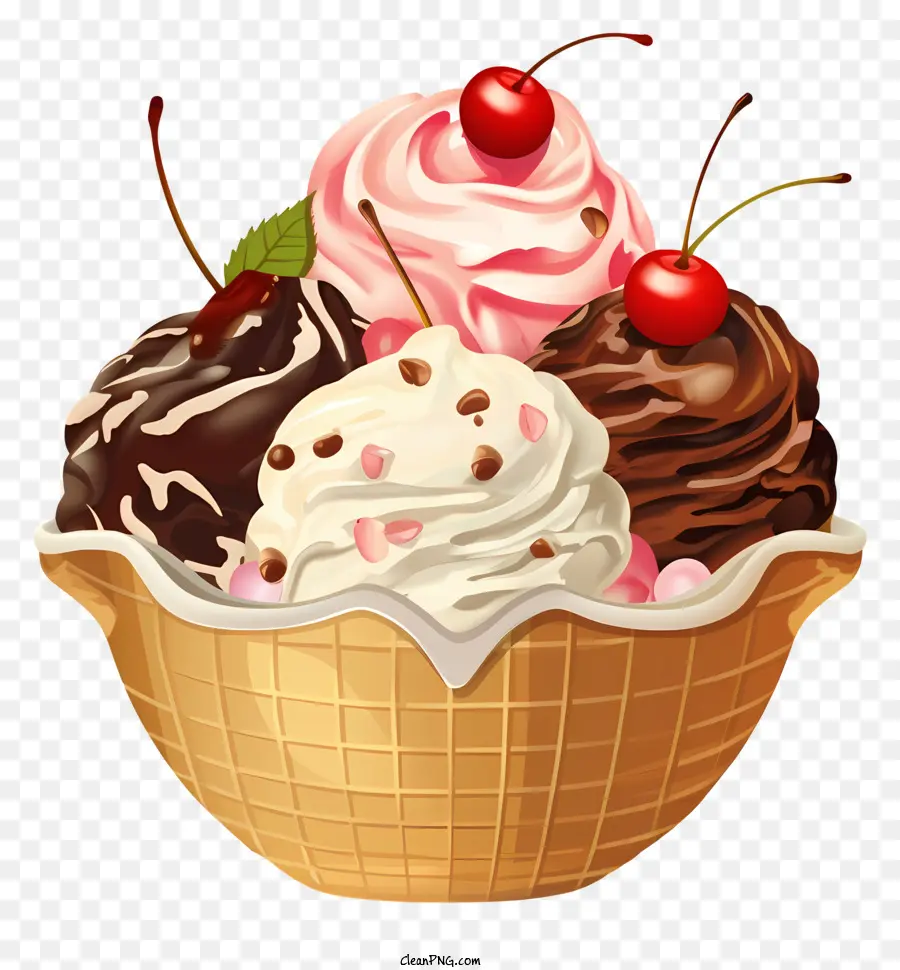 Glace，Sundae PNG