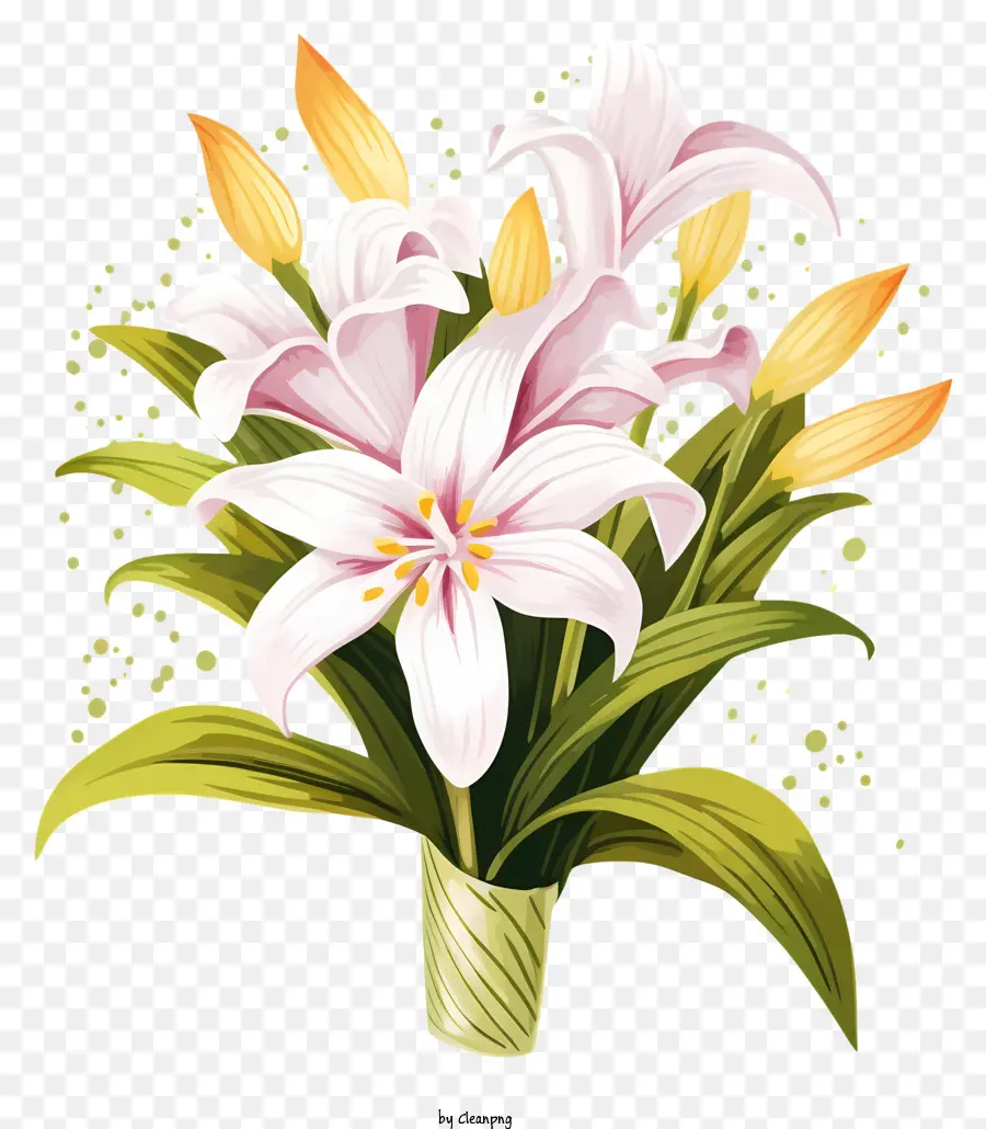 Lys Blancs，Fleurs PNG