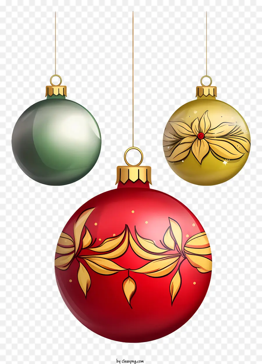 Boules De Noël，Décorations Ornementales PNG