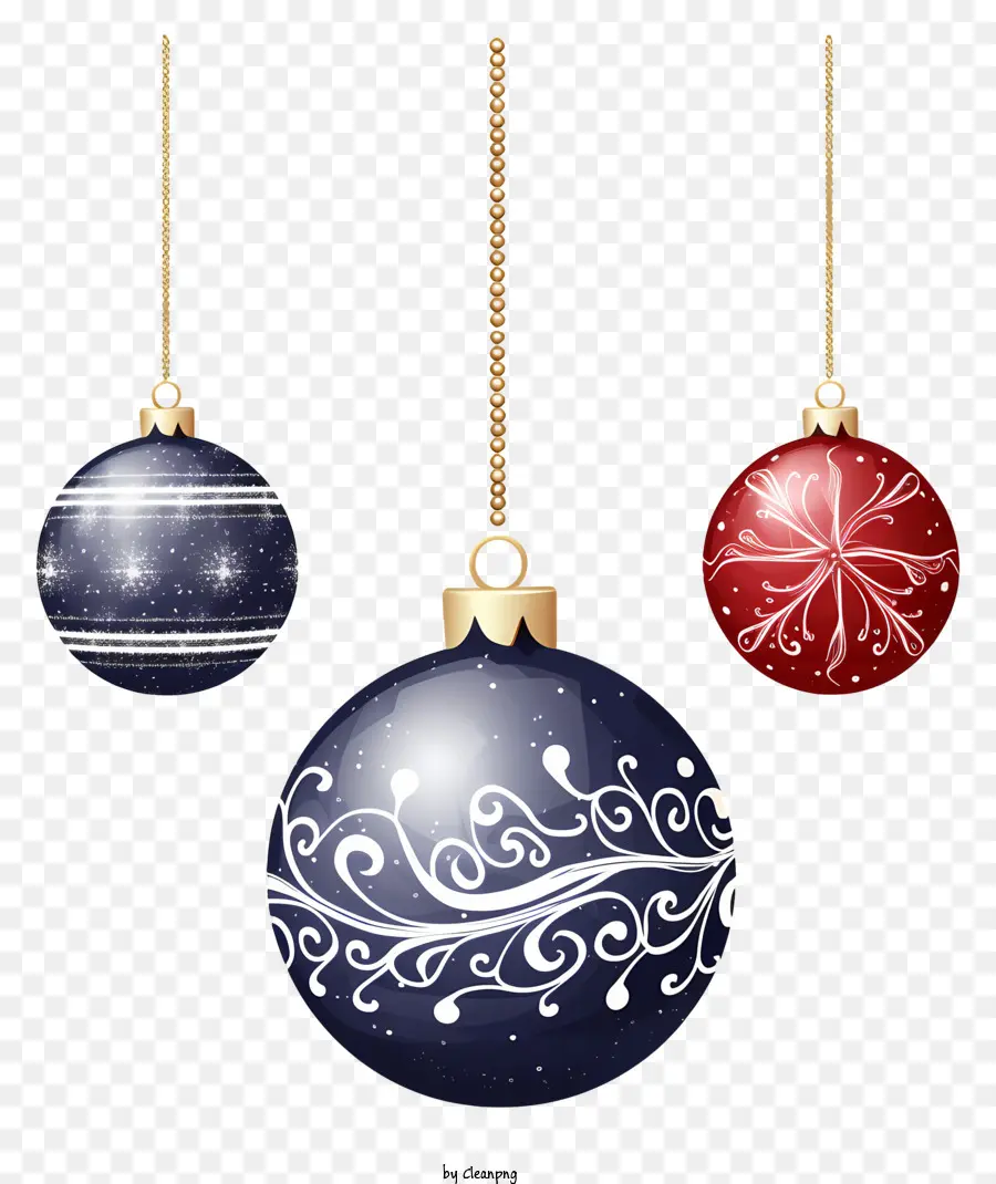 Boules De Noël，De Vacances De Décoration PNG