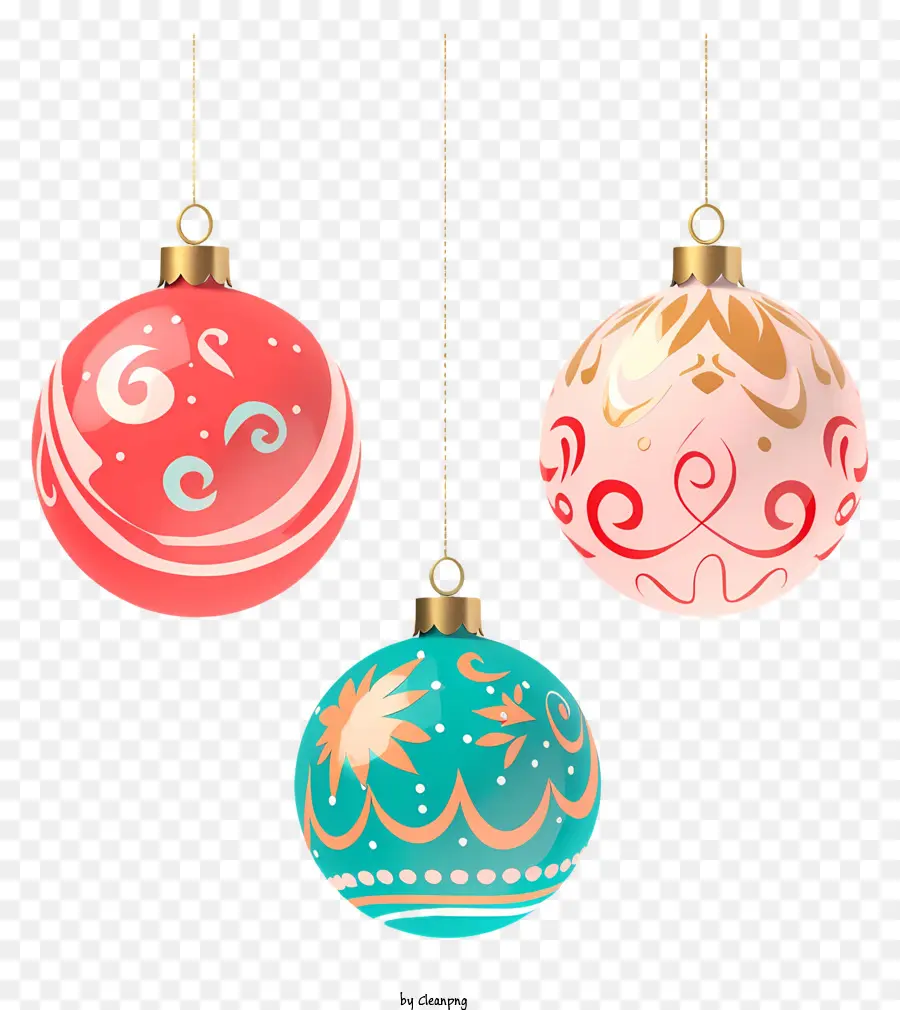 Décorations De Noël，Ornements PNG