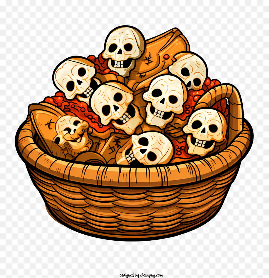 Pan De Muerto，Crânes PNG