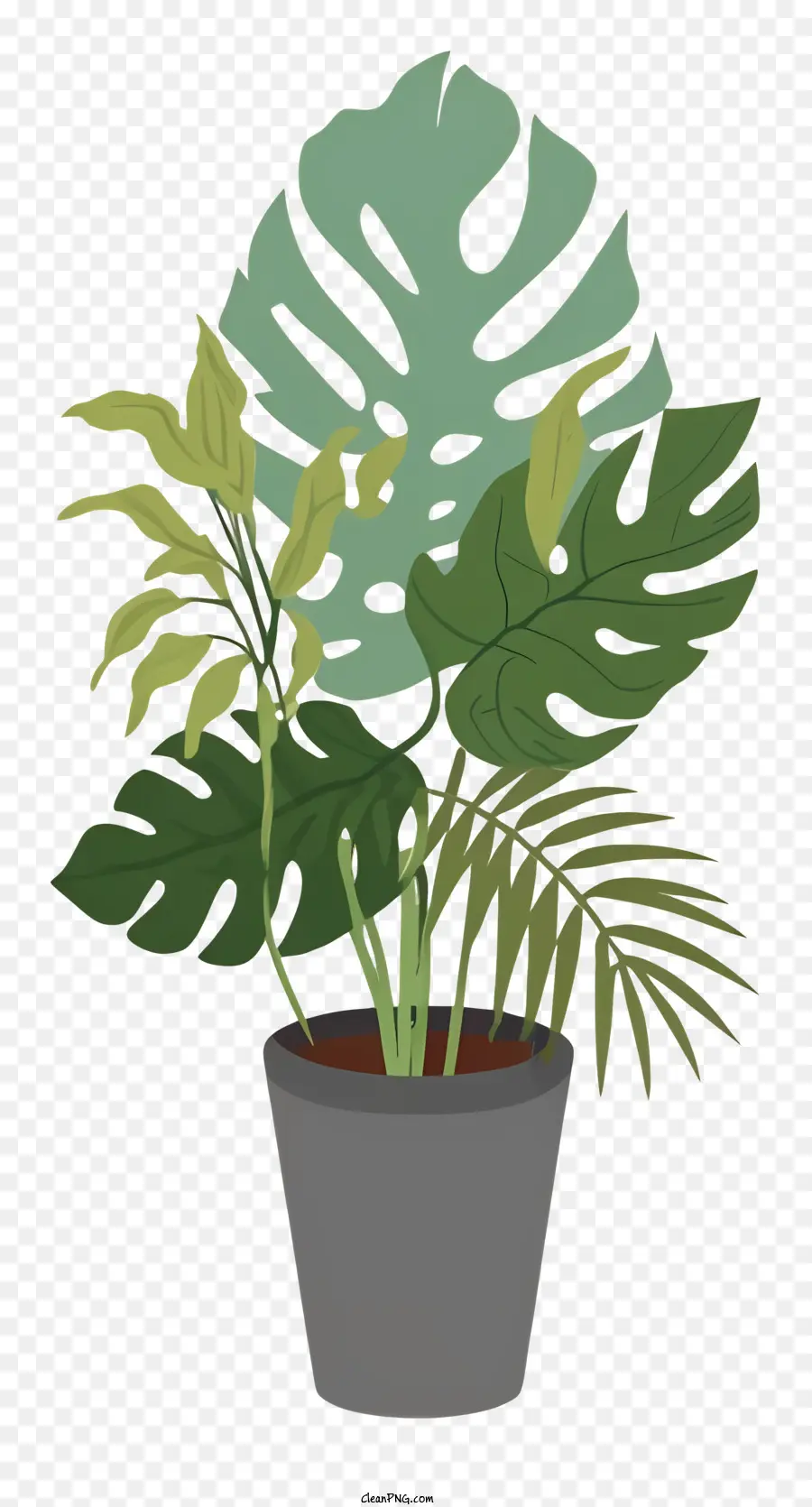 Plante En Pot，Monstre PNG