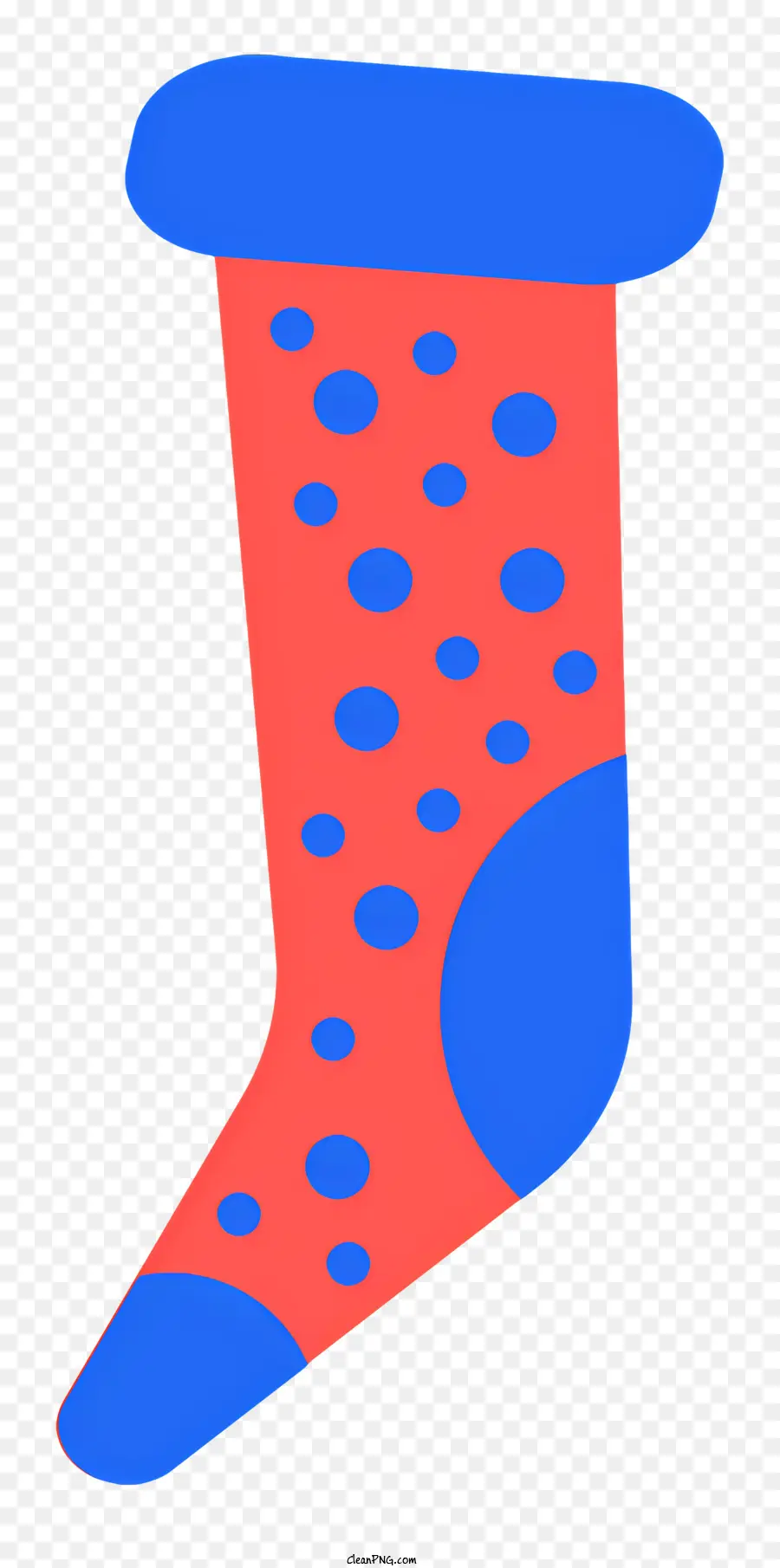 Chaussettes，Chaussette Rouge Et Bleue PNG