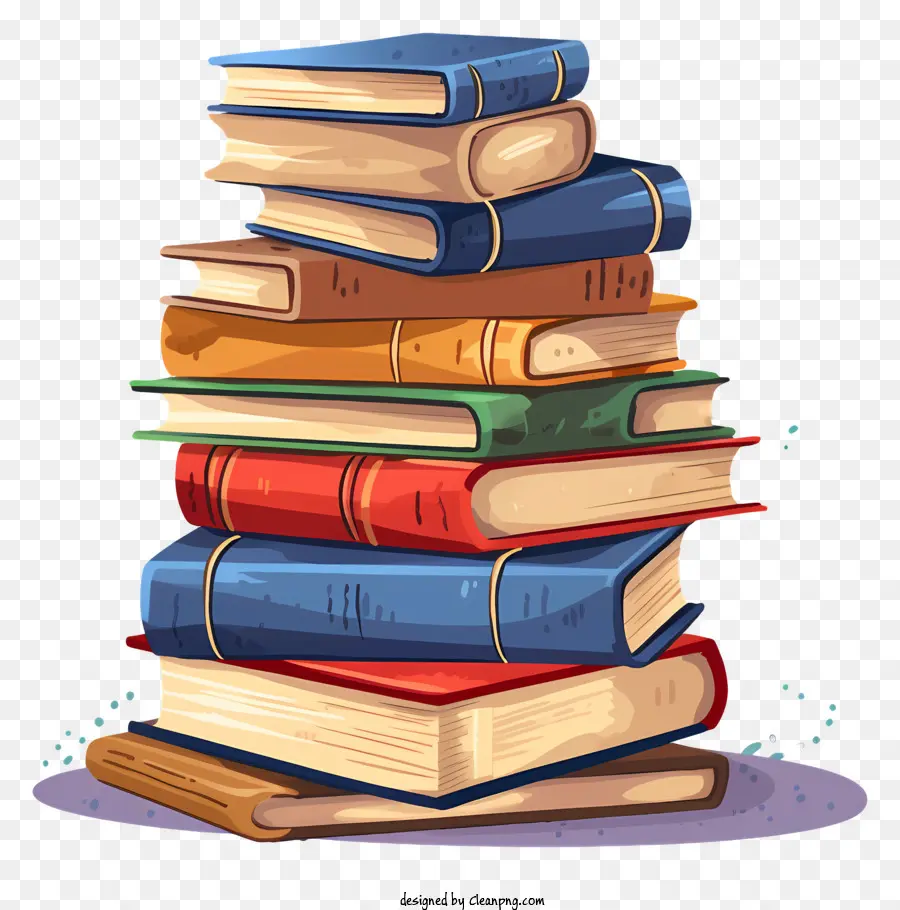 Livres，Pile De Livres PNG