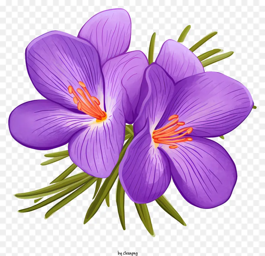 Crocus Violets，Bloom PNG