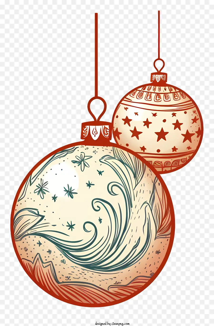 Boules De Noël Ornementales，Les Décorations De Noël PNG