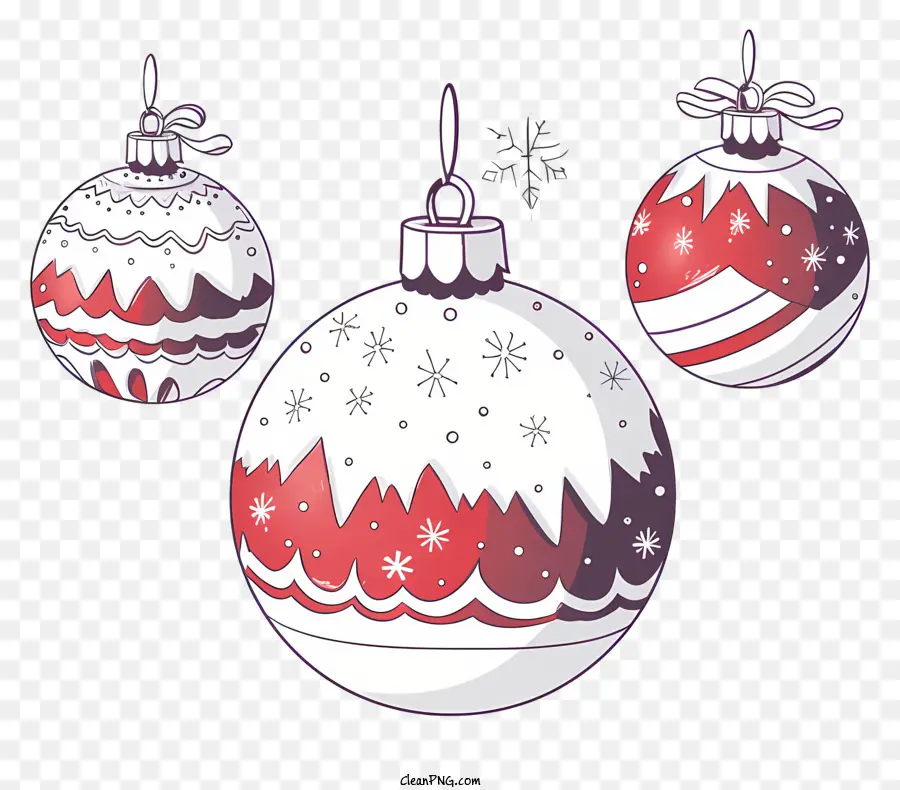 Décorations De Noël，Babioles PNG