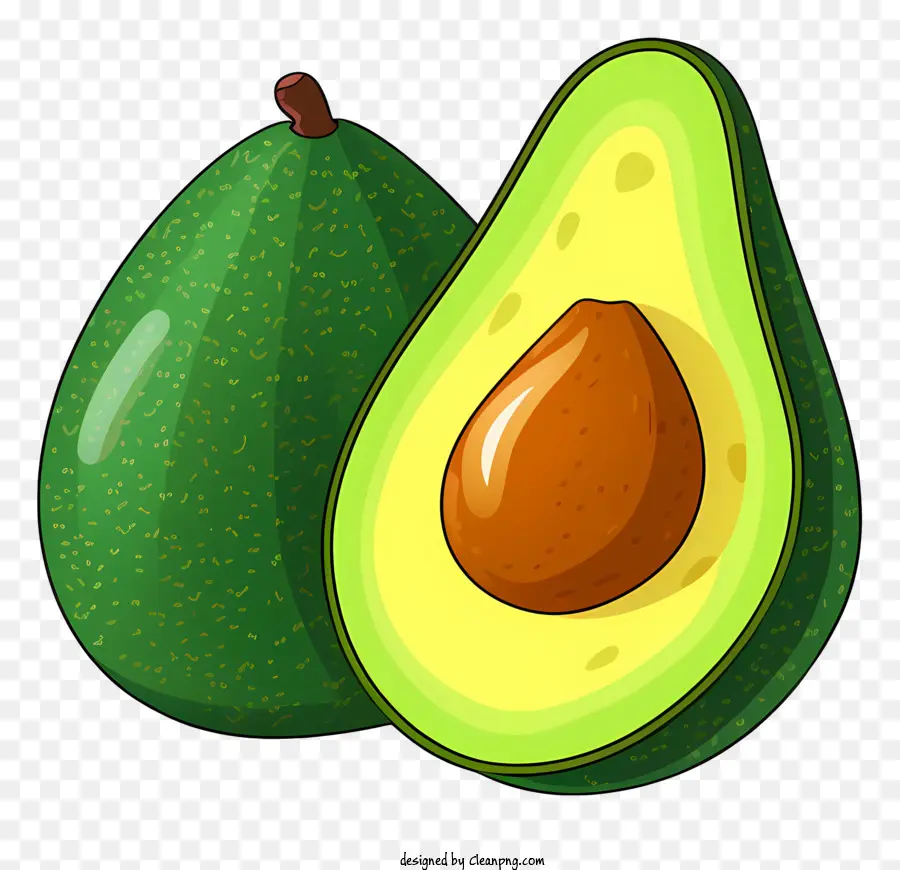 Avocat，Vert PNG