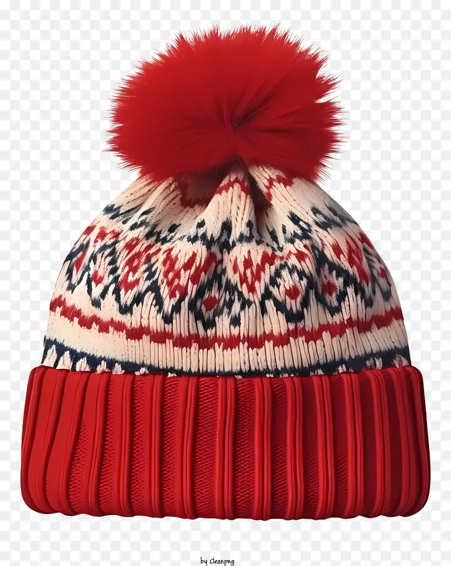 Bonnet En Tricot，Chapeau Bleu Rouge Et Blanc PNG