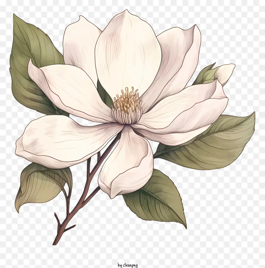 Fleur Blanche，Pétales PNG