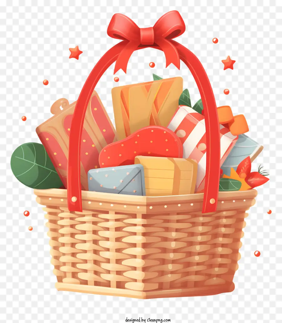 Panier Cadeau，Panier PNG