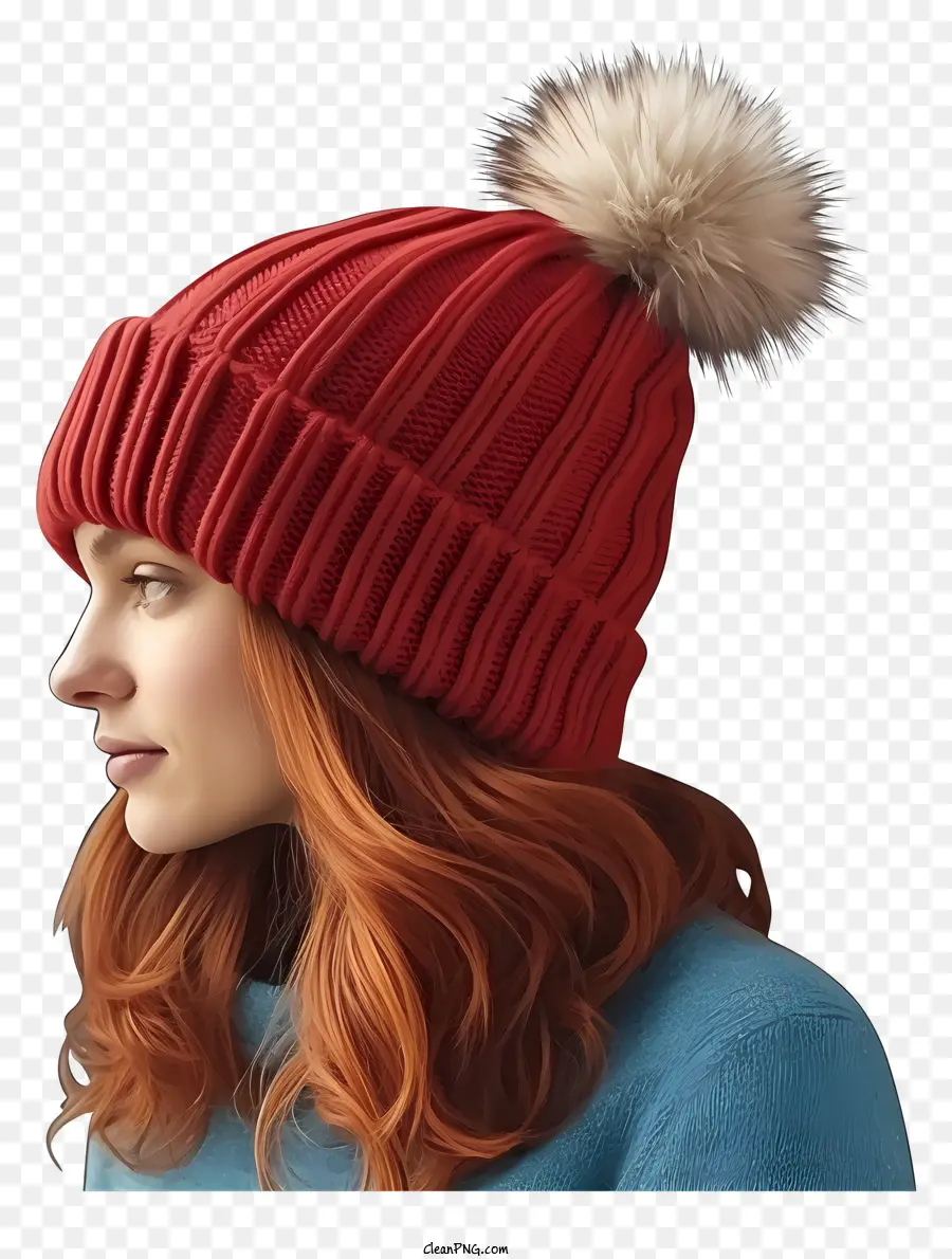 Femme，Bonnet Rouge PNG