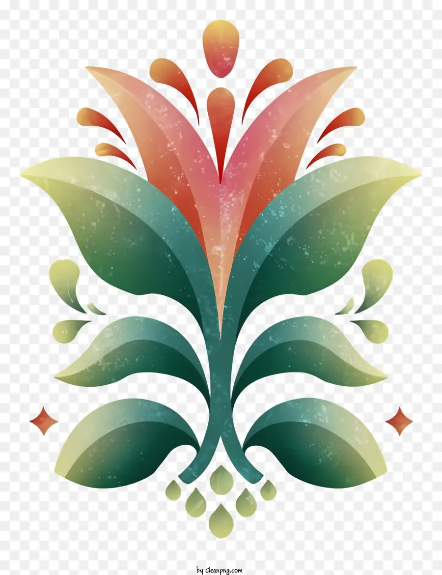 Peinture à L'aquarelle，Fleur PNG