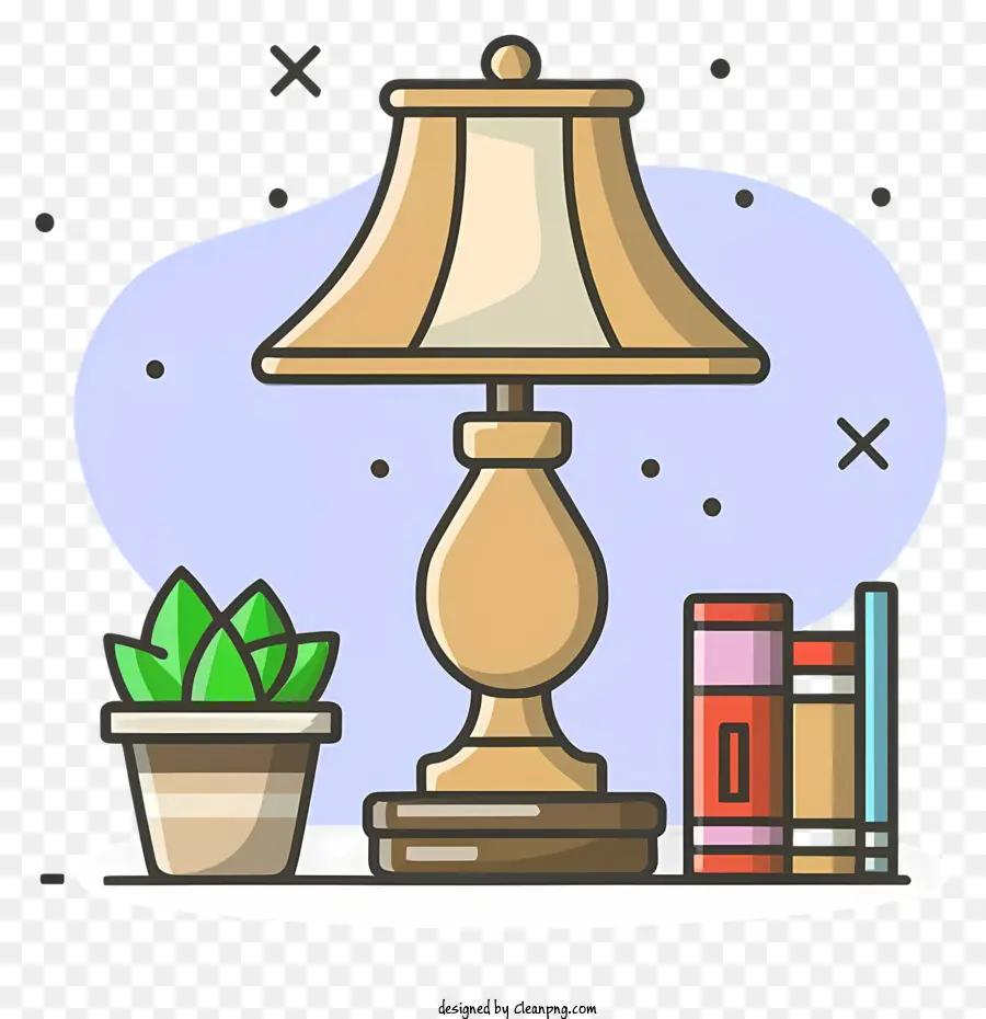 Lampe，Lampe Et Livres PNG