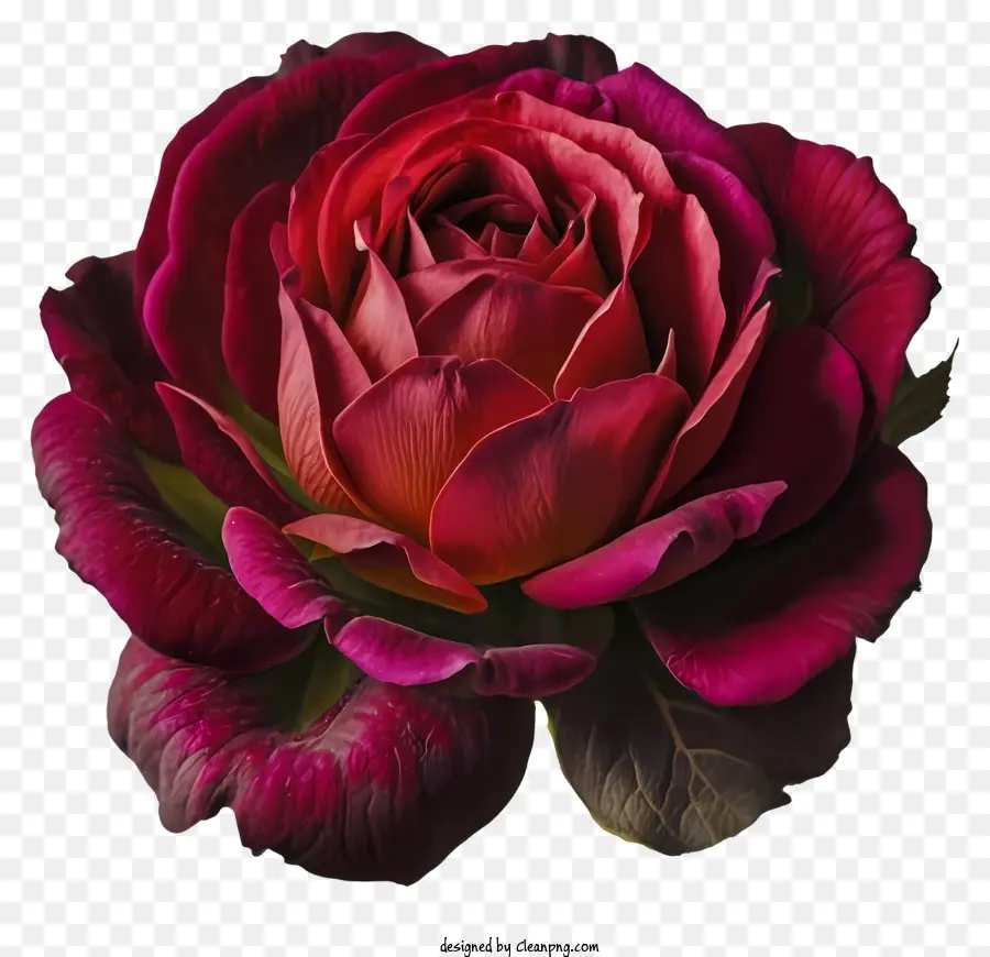 Rose Rouge，Pleine Floraison PNG