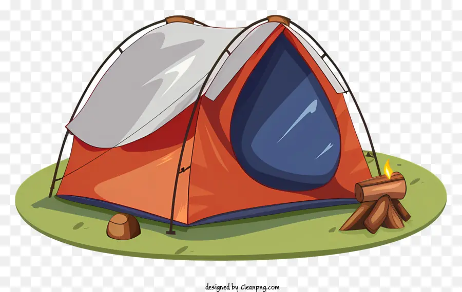 Tente De Camping，Fosse De Feu PNG