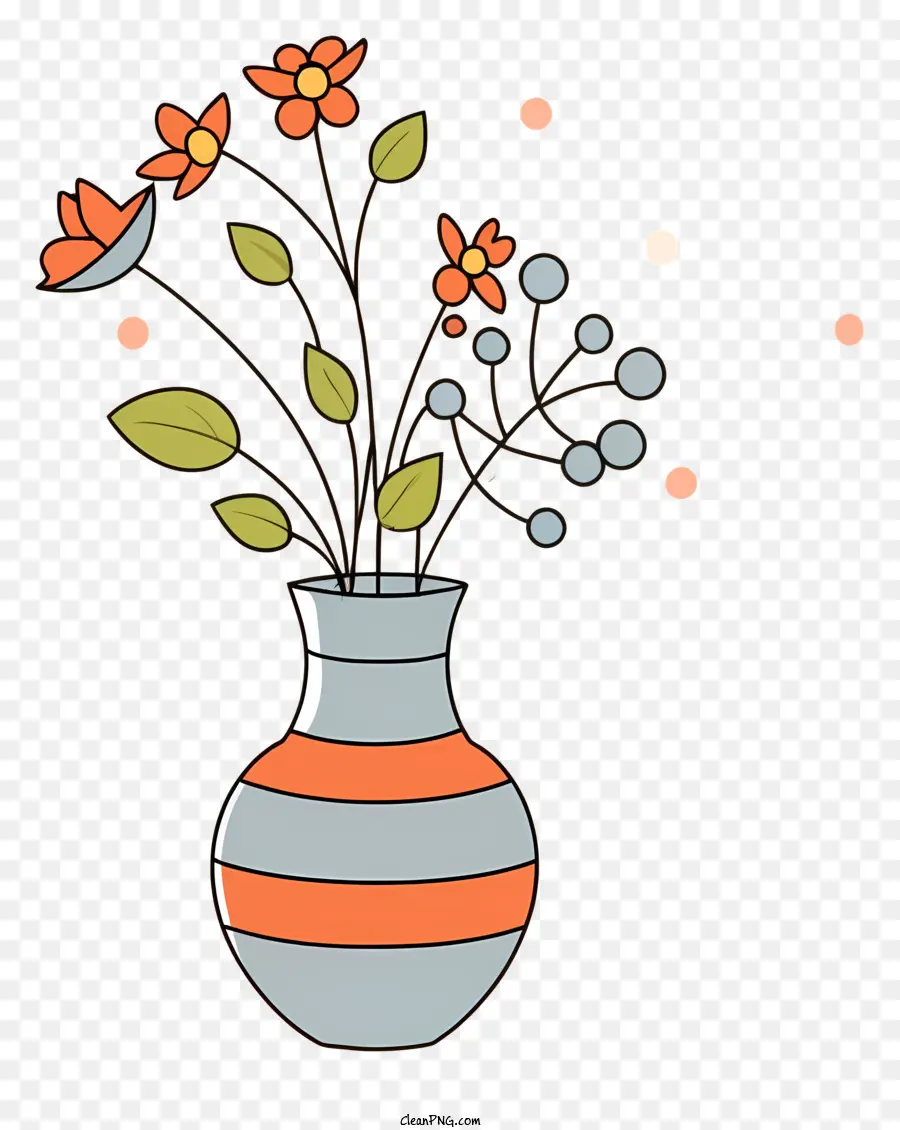 Arrangement Floral，Vase PNG