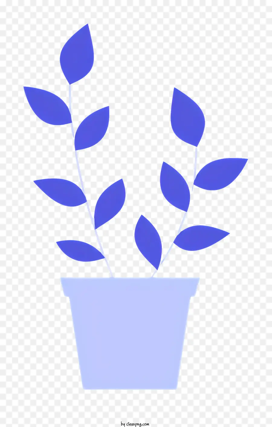 Fleurs Violettes，Plante Bleue PNG