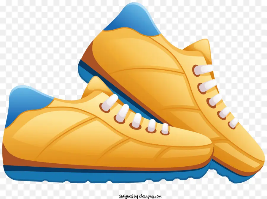 Baskets Jaunes，Chaussures Jaunes PNG