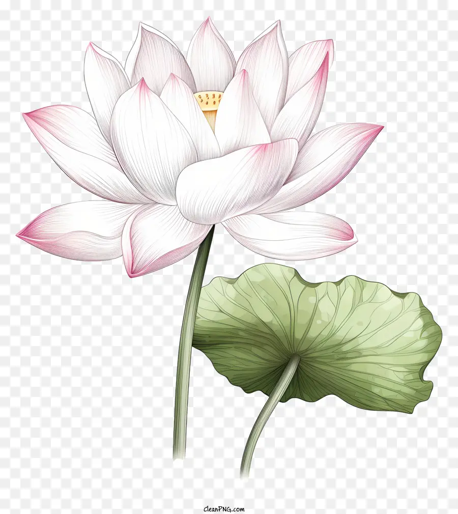 Fleur De Lotus Blanche，Des Pétales De Rose PNG