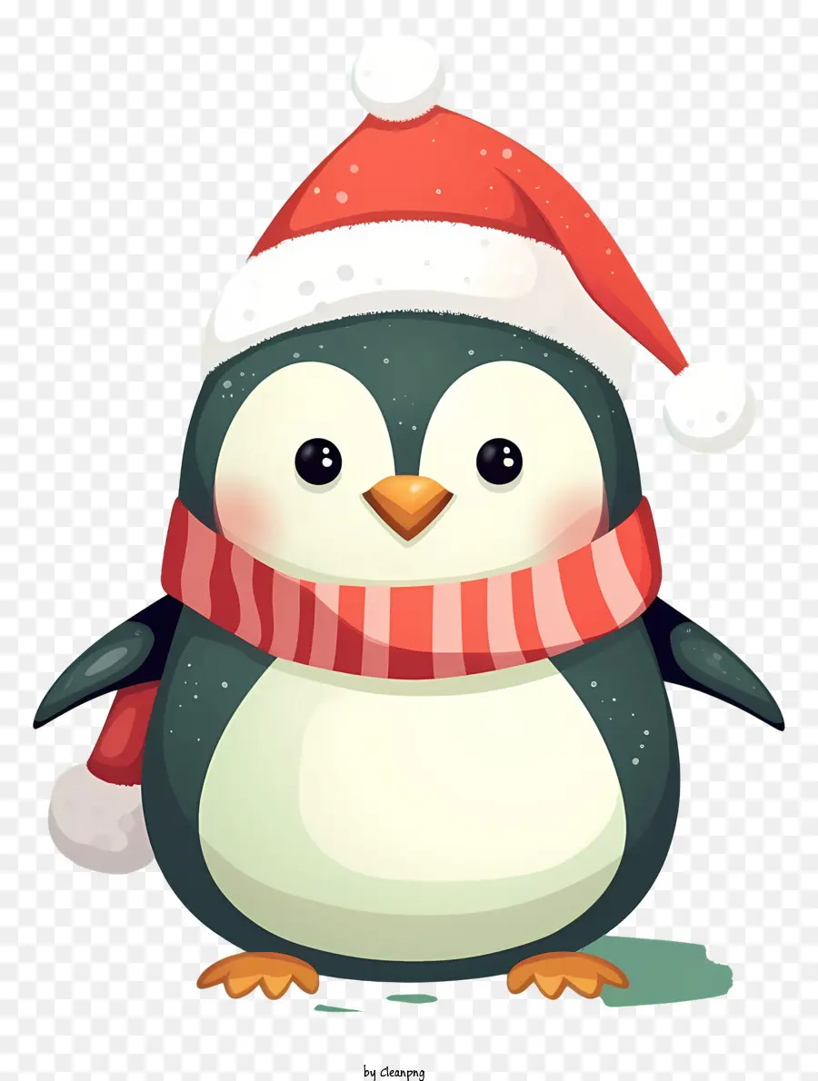 Pingouin De Bande Dessinée，Pingouin Du Père Noël PNG