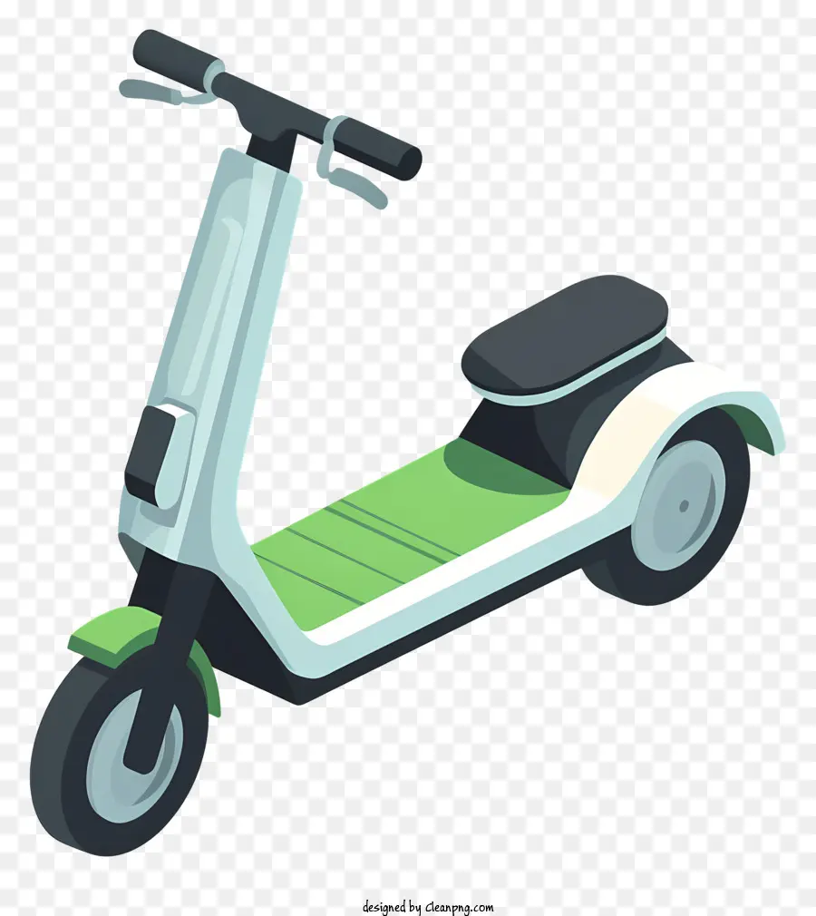 Véhicule à Trois Roues，Trottinette Blanche PNG