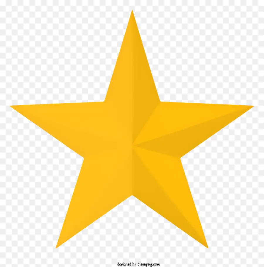 étoile D'or，En Forme D'étoile PNG