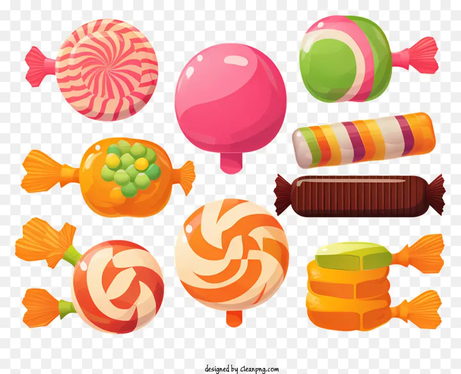 Bonbons，Coloré PNG