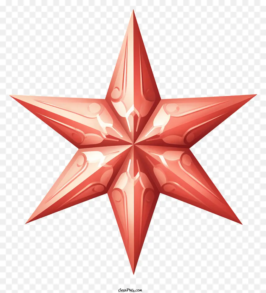 Le Red Star，Motif Symétrique PNG