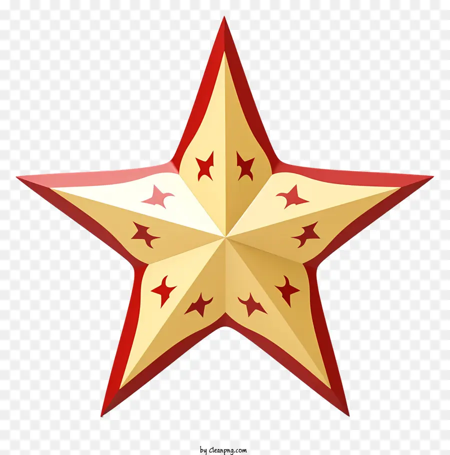 Étoile D'or，étoile à Cinq Points PNG