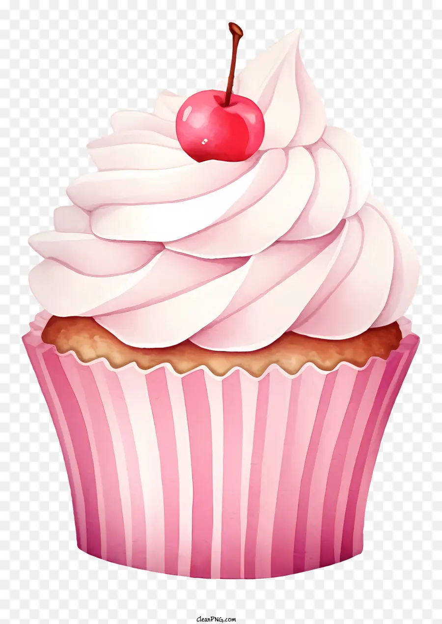 Petit Gâteau，Cupcake Aux Fraises PNG