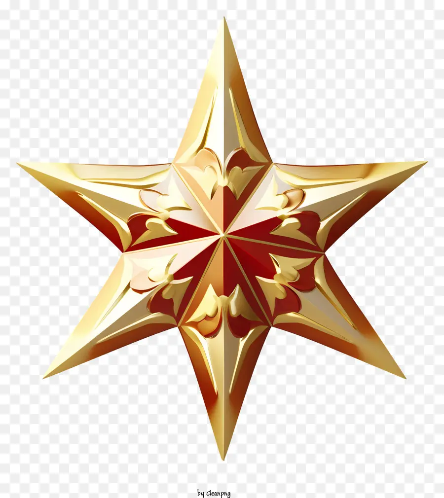 étoile D'or，Des Formes Géométriques PNG