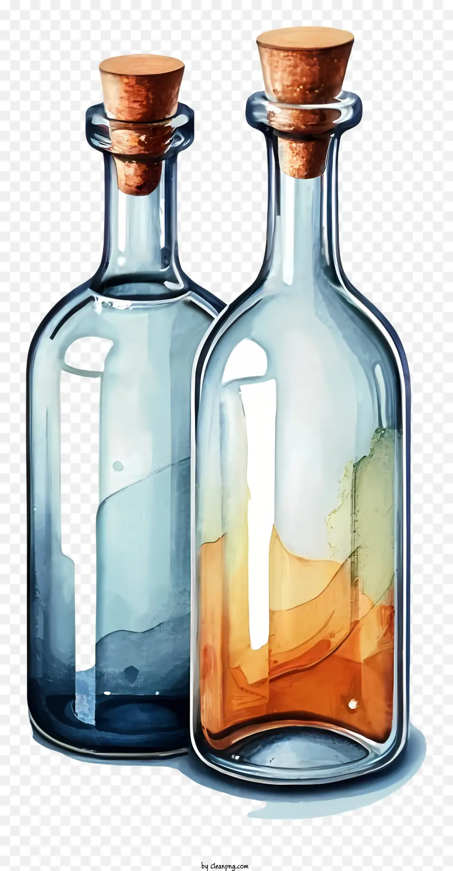 Bouteilles En Verre，Bouteilles PNG