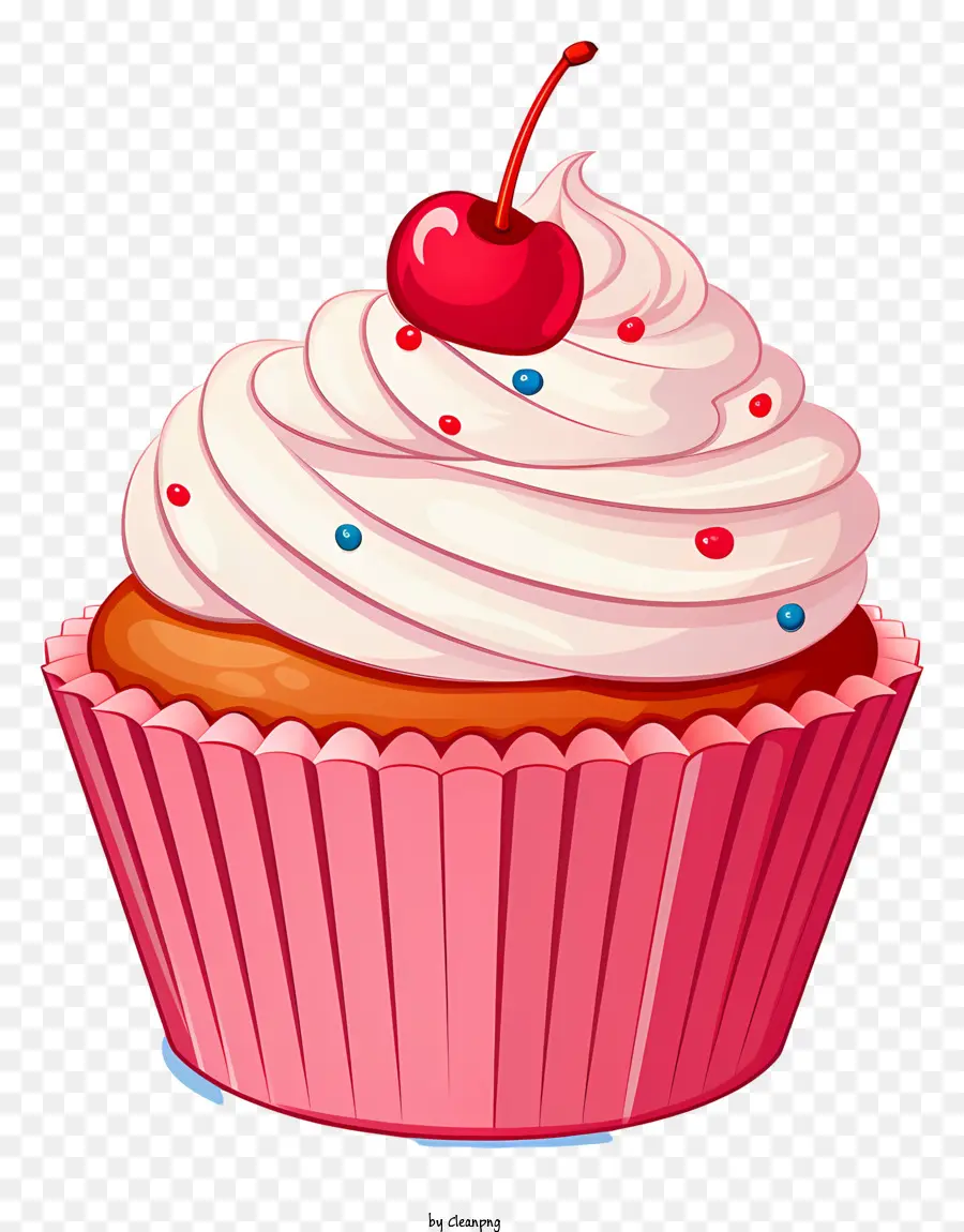 Petit Gâteau，Cupcake Aux Cerises PNG