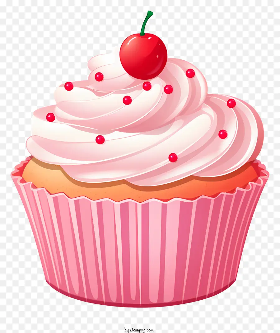 Petit Gâteau，Cupcake Aux Cerises PNG