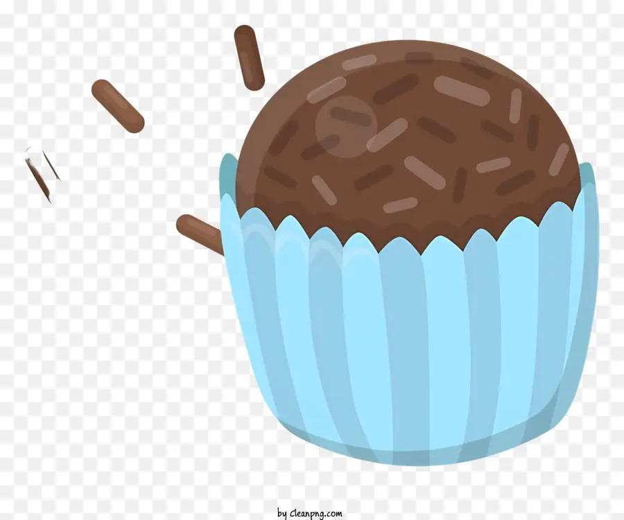 Cupcake Chocolat，Arrose PNG