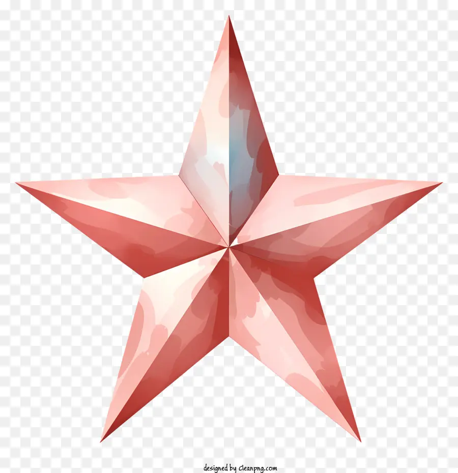 Le Red Star，étoile à Cinq Branches PNG