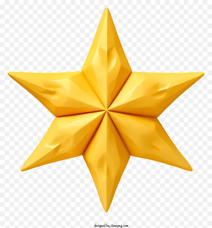 étoile D'or，Formes Polygonales PNG