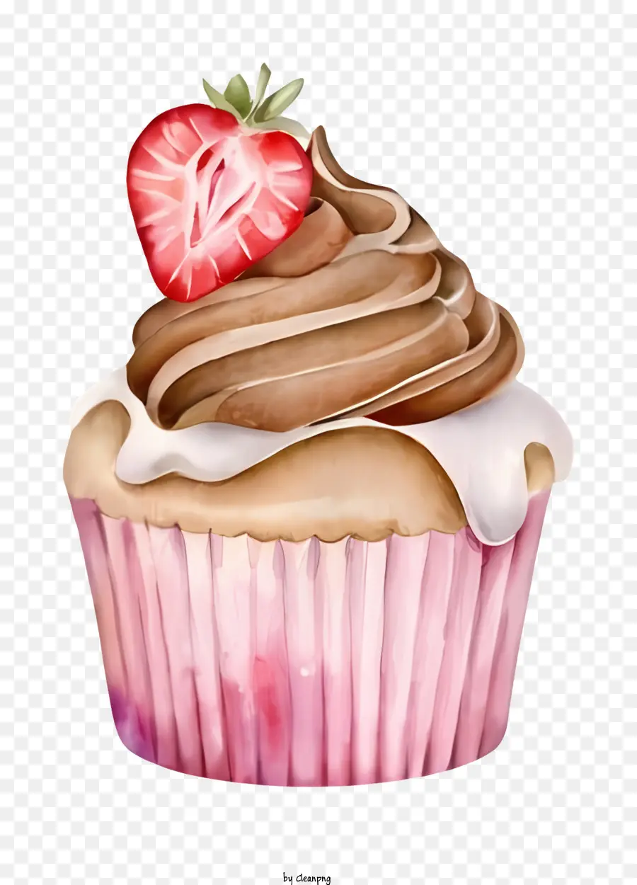 Cupcake，Glaçage à La Crème Fouettée PNG