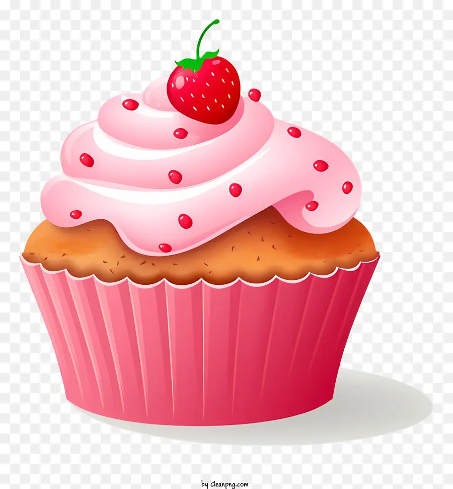 Petit Gâteau，Cupcake Aux Cerises PNG