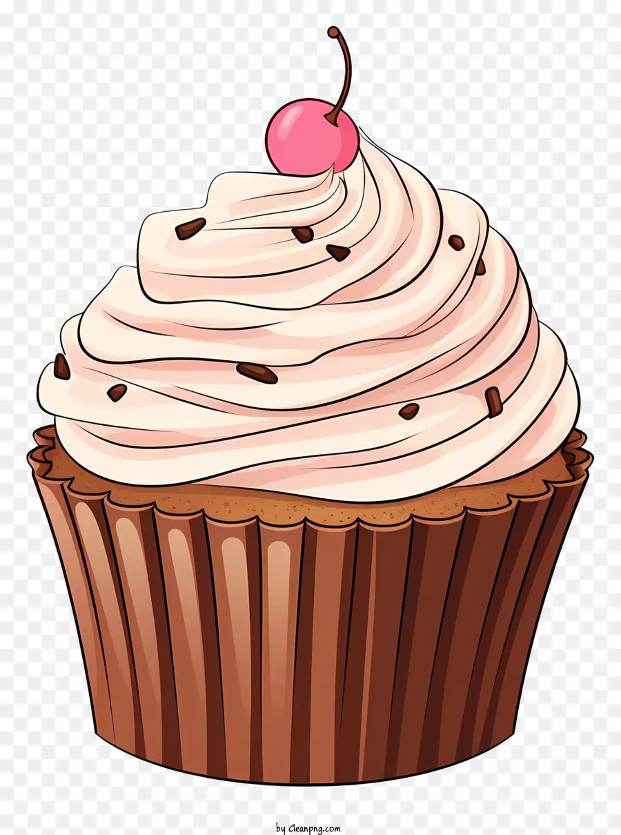 Petit Gâteau，Cupcake Aux Cerises PNG