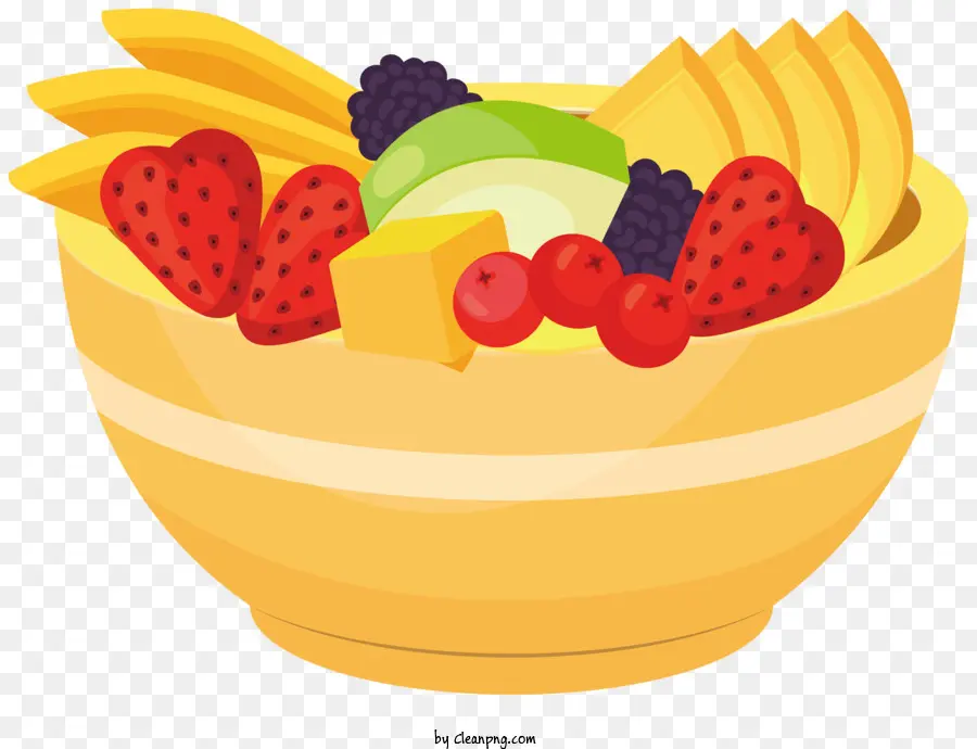 Bol De Fruits，Fraises PNG