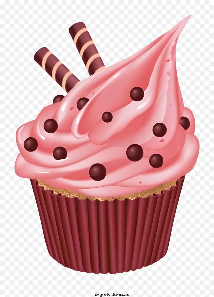 Cupcake，Rose Cupcake PNG